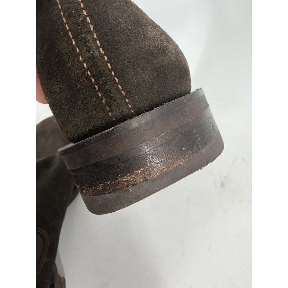 RM Williams Comfort Craftsman Boot in Chocolate Suede Size 10.5 G - Picture 4 of 16